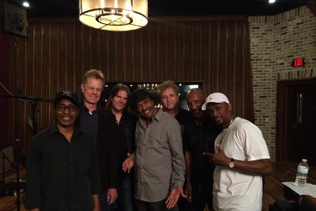 Scott Billington with Bobby Rush and studio musicians